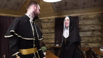 Vicious monastery Part 5.A holy father has to take care of all his nuns